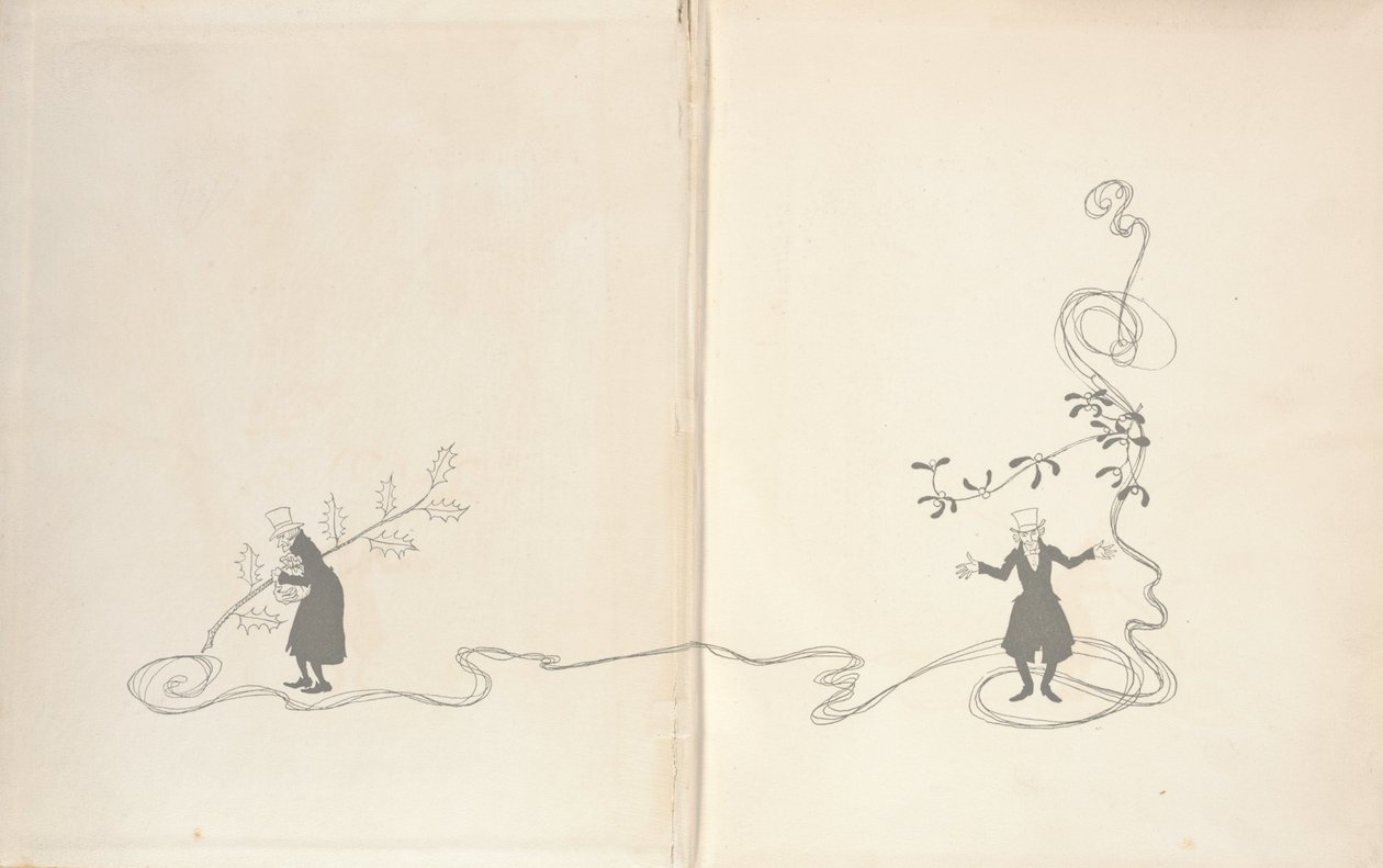 Vorsatzblätter - Eine Weihnachtsgeschichte, 1915 von Arthur Rackham