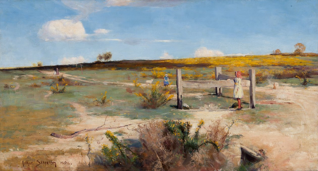 Frühsommer - Ginsterblüte von Arthur Streeton