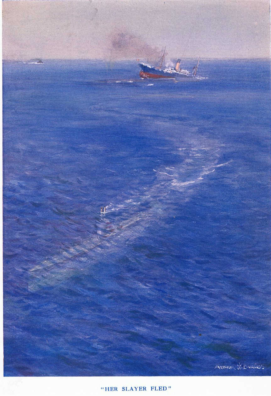 Ihr Mörder floh, aus Cassells Geschichte des britischen Volkes veröffentlicht von der Waverley Book Company Limited, ca. 1940 von Arthur C. Burgess
