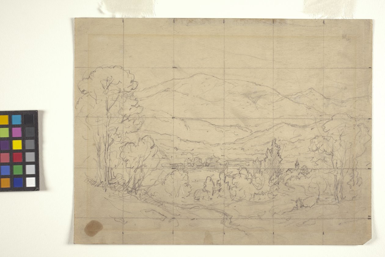 Studie für eine gebirgige Landschaft von Arthur Clifton Goodwin