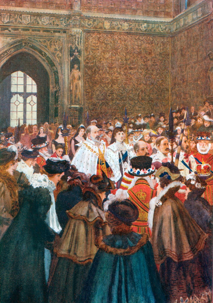 Die Eröffnung des Parlaments durch König Edward VII. von Arthur David (after) McCormick