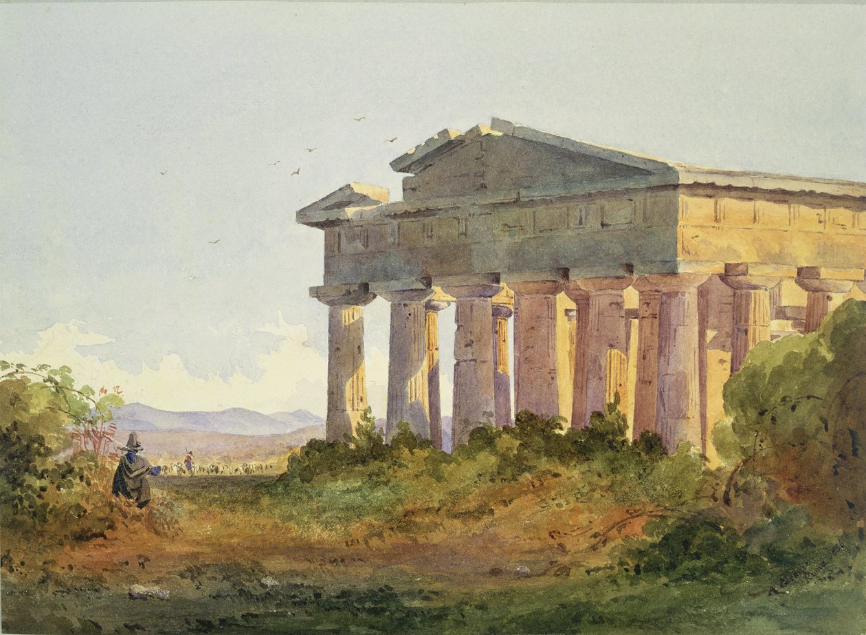Landschaft bei Paestum von Arthur Glennie