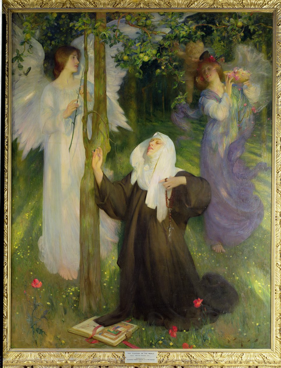 Das Kloster oder die Welt, 1896 von Arthur Hacker