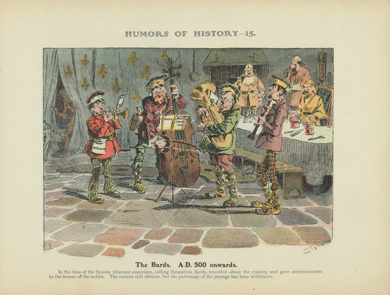 Die Barden. Ab 500 n. Chr. von Arthur Moreland