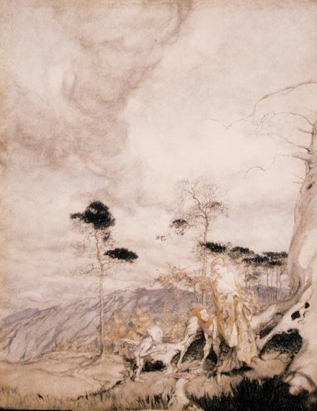 Feen-Eierverkäufer von Arthur Rackham