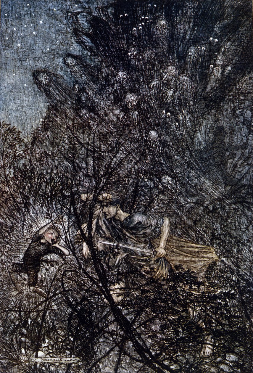 Illustration für Ein Sommernachtstraum von William Shakespeare von Arthur Rackham
