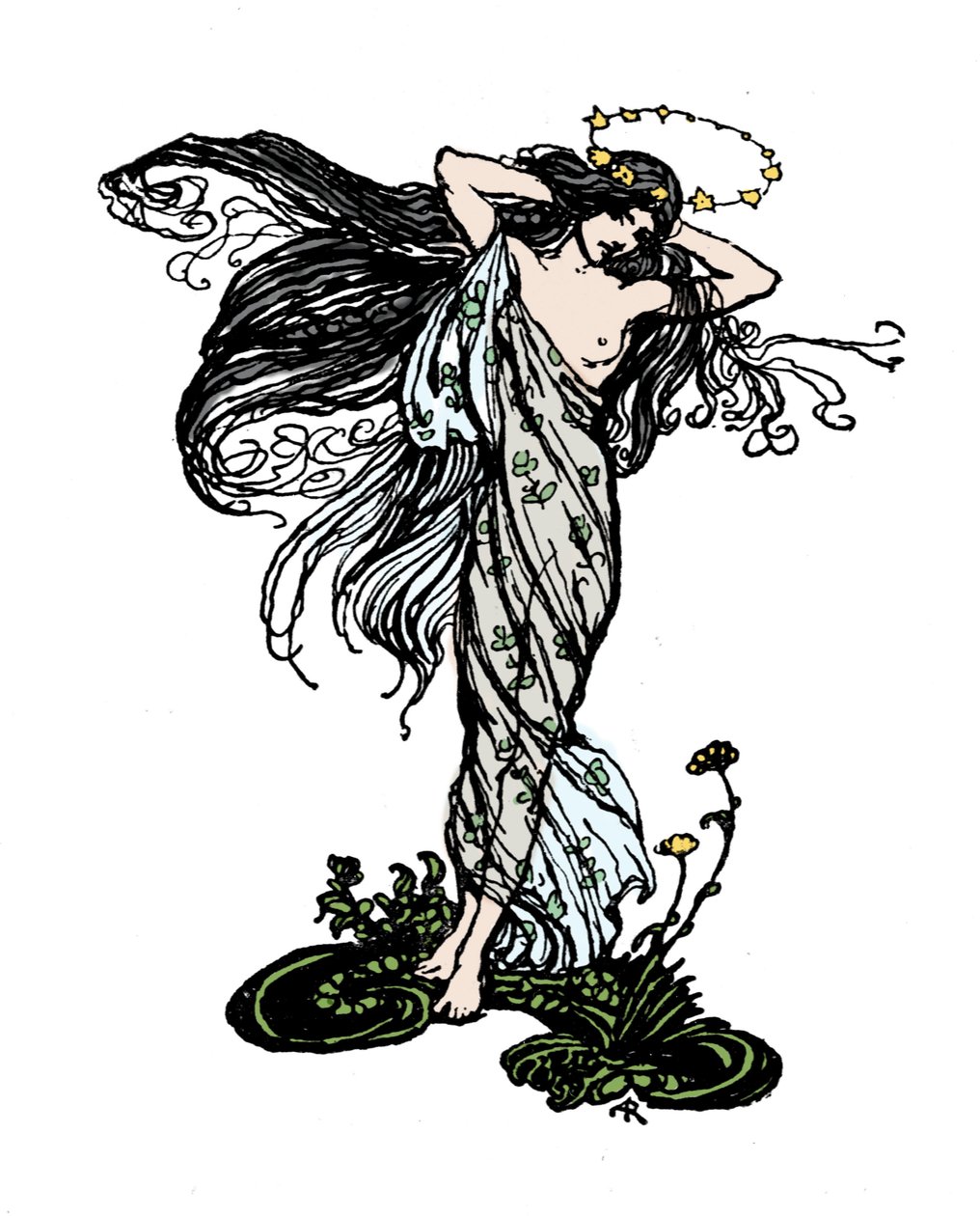 Illustration für Ein Sommernachtstraum von William Shakespeare von Arthur Rackham