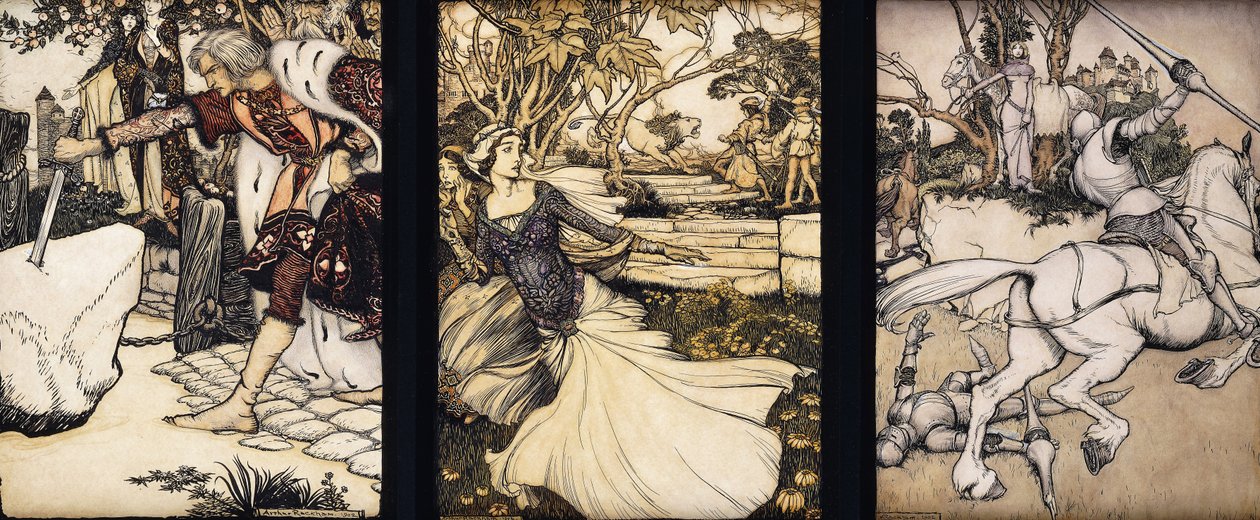 Illustrationen zu The Morte d