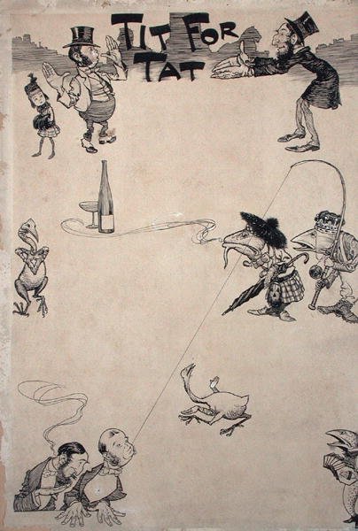 Wie du mir, so ich dir, Illustration aus Cassell