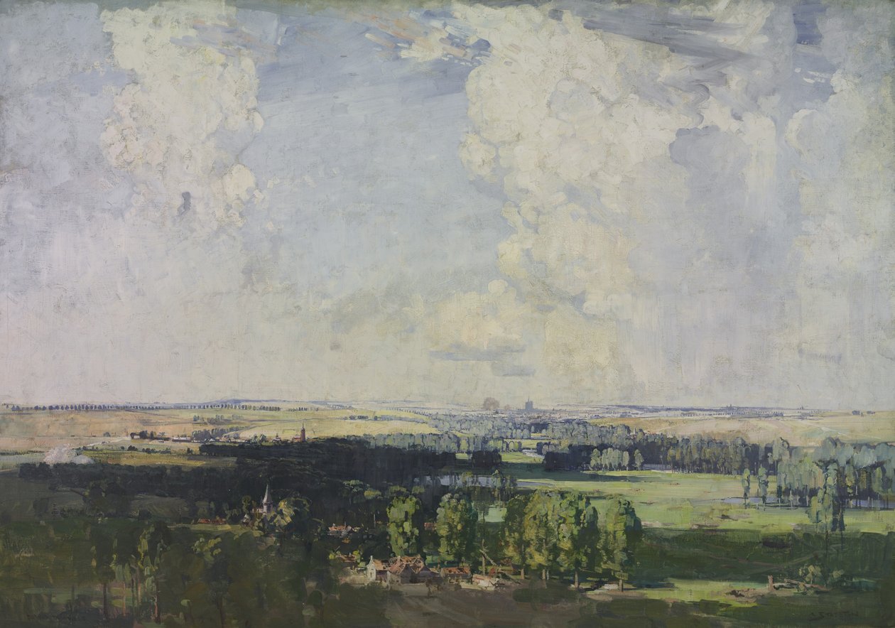 Amiens, der Schlüssel des Westens, 1928 von Arthur Streeton