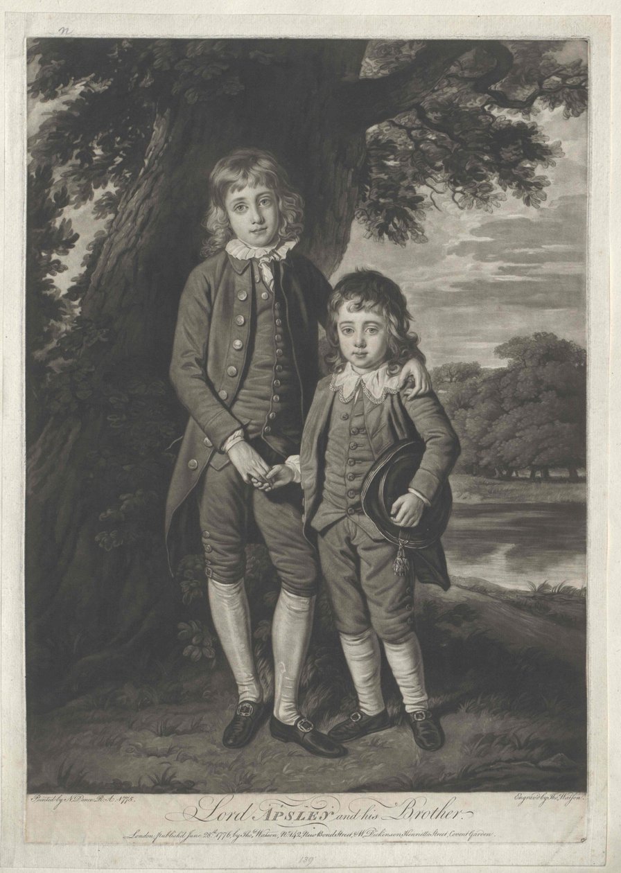 3. Earl Bathurst Bathurst von Artist Unknown