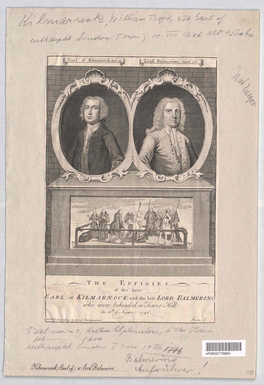 4. Earl von Kilmarnock Boyd von Artist Unknown