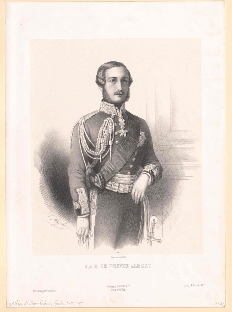 Albert, Prinzgemahl von England Herzog von Sachsen Prinz von Sachsen-Coburg-Gotha von Artist Unknown