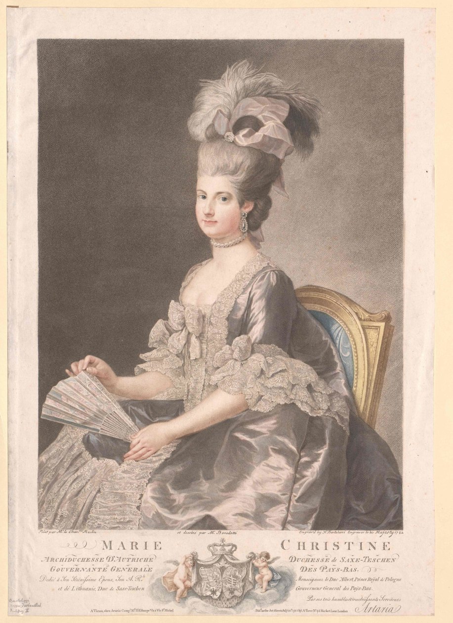 Erzherzogin von Österreich Marie Christine von Artist Unknown