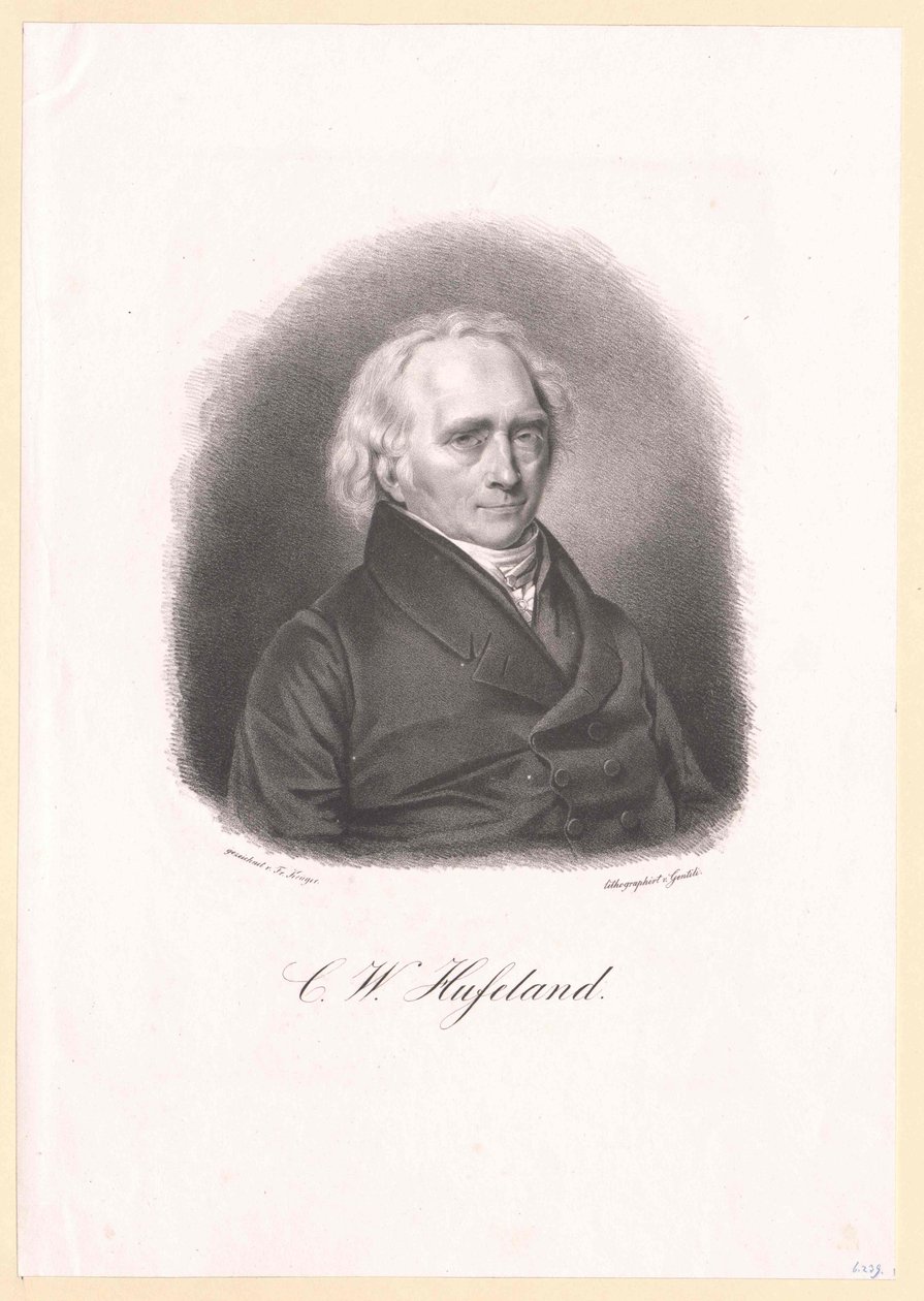 Christoph Wilhelm Hufeland von Artist Unknown