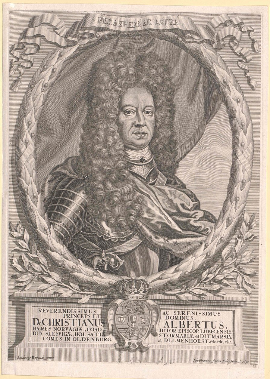 Herzog von Holstein-Gottorp Christian Albrecht von Artist Unknown