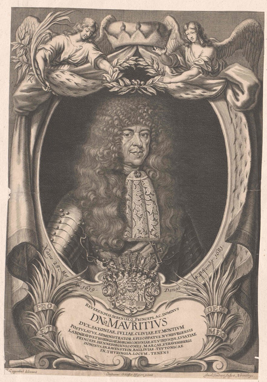 Herzog von Sachsen-Zeitz Moritz von Artist Unknown
