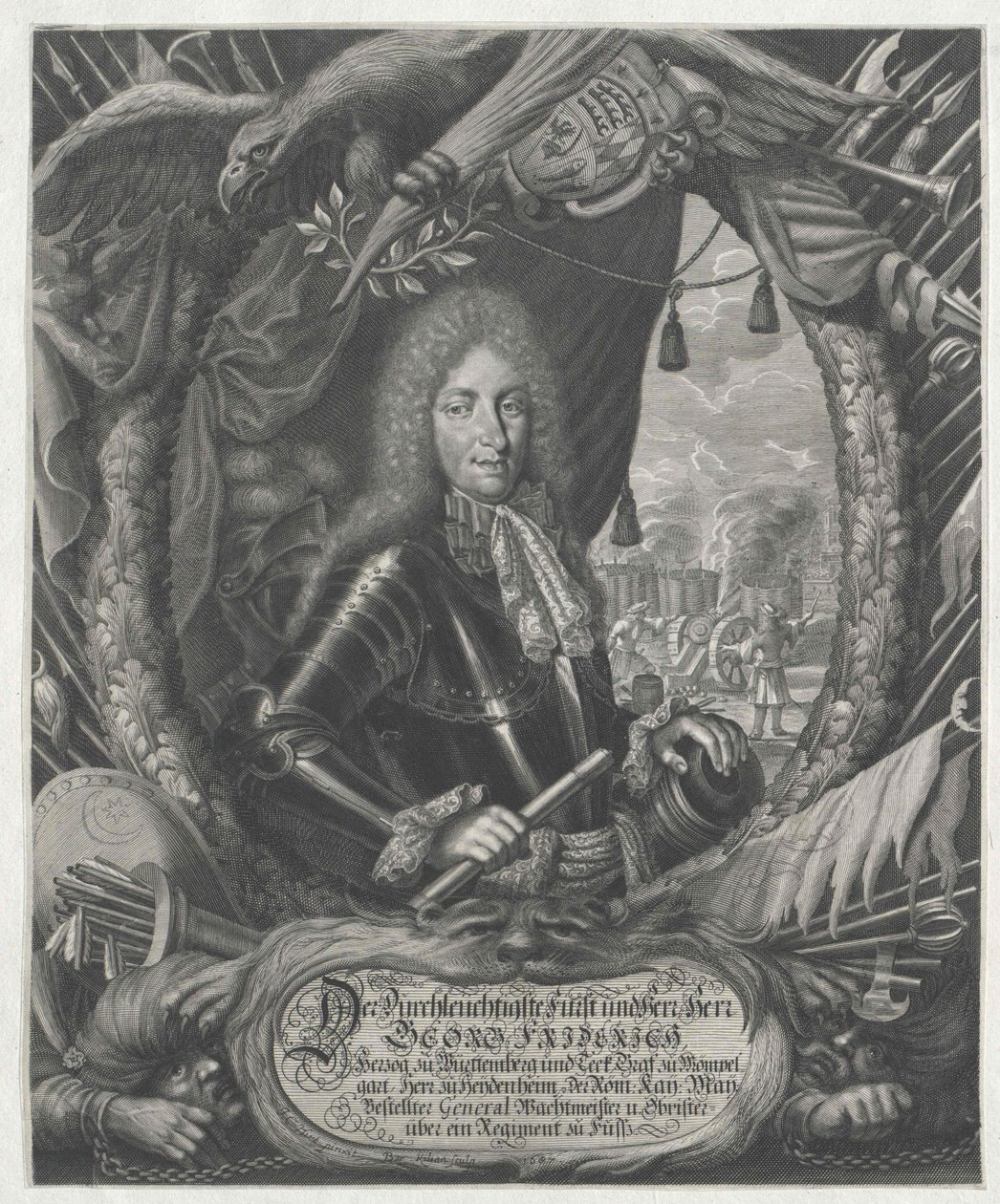 Herzog von Württemberg Georg Friedrich von Artist Unknown