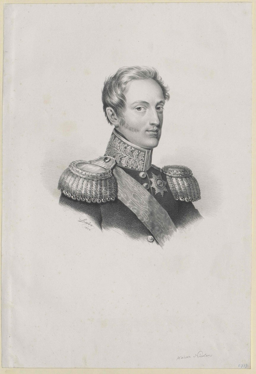 Kaiser von Russland Nikolaus I von Artist Unknown