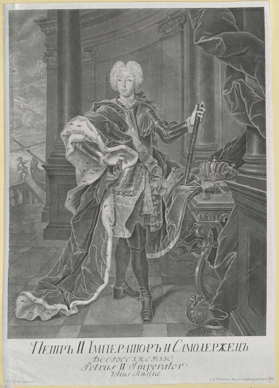 Kaiser von Russland Peter II. von Artist Unknown