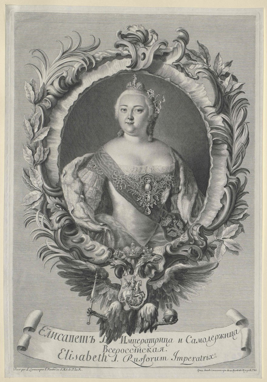Kaiserin von Russland Elisabeth von Artist Unknown