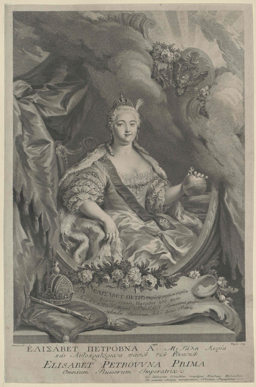Kaiserin von Russland Elisabeth von Artist Unknown