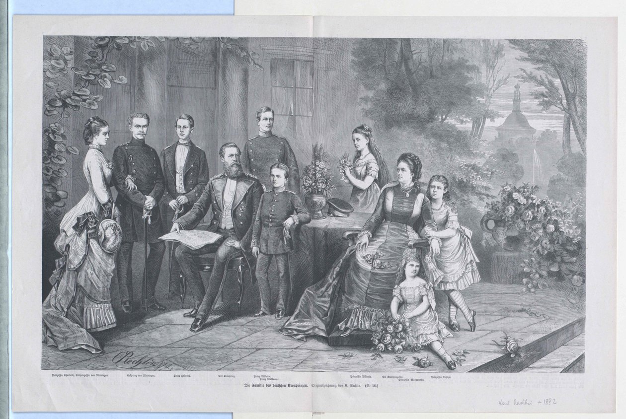Deutscher Kaiser und König von Preußen Friedrich III. von Artist Unknown