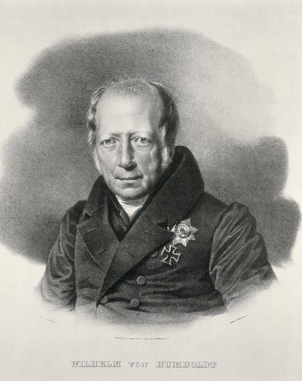 HUMBOLDT, Wilhelm von (1767-1835). Deutscher Staatsmann und Philosoph. Lithographie. von Artist Unknown