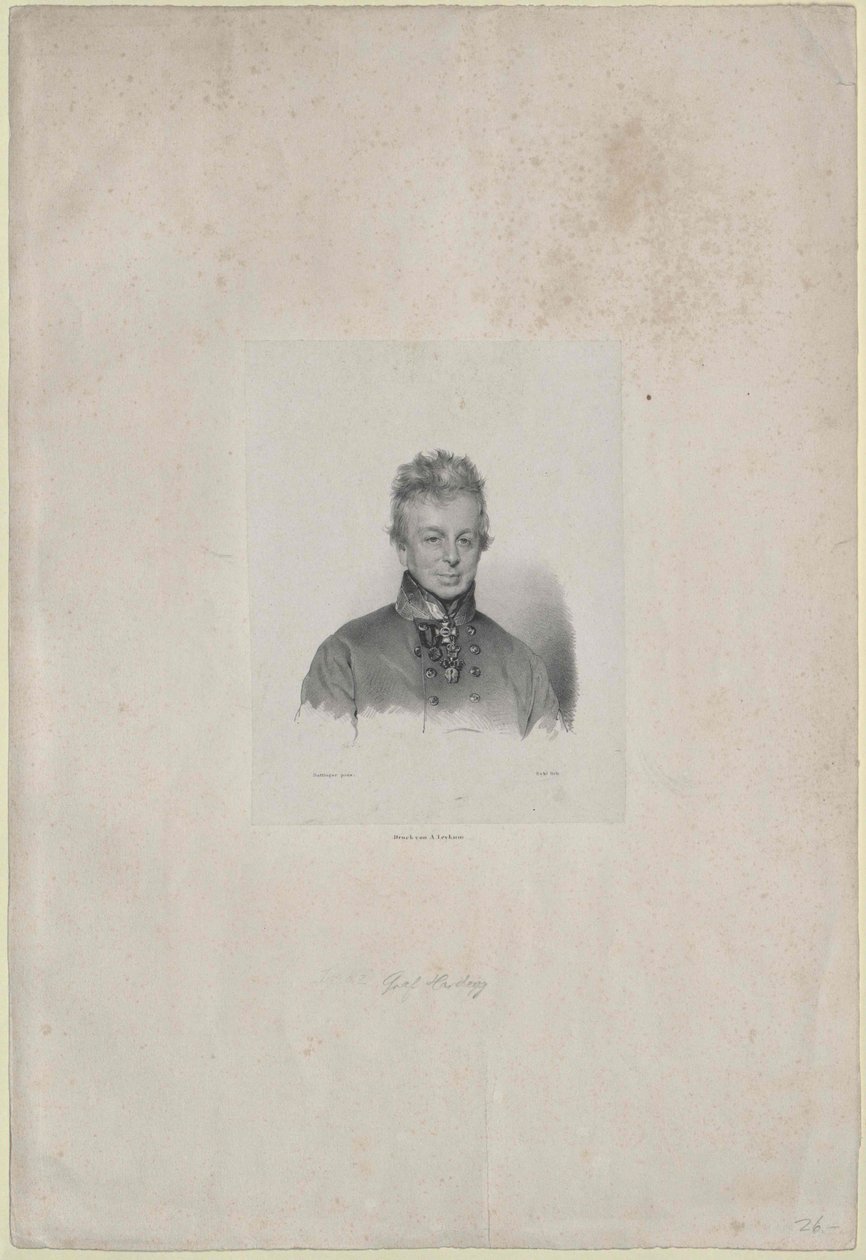 Ignaz Graf Hardegg-Glatz von Artist Unknown