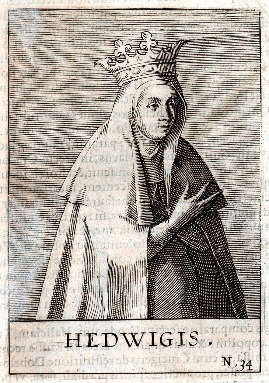 Jadwiga von Polen (Gravur) von Artist Unknown