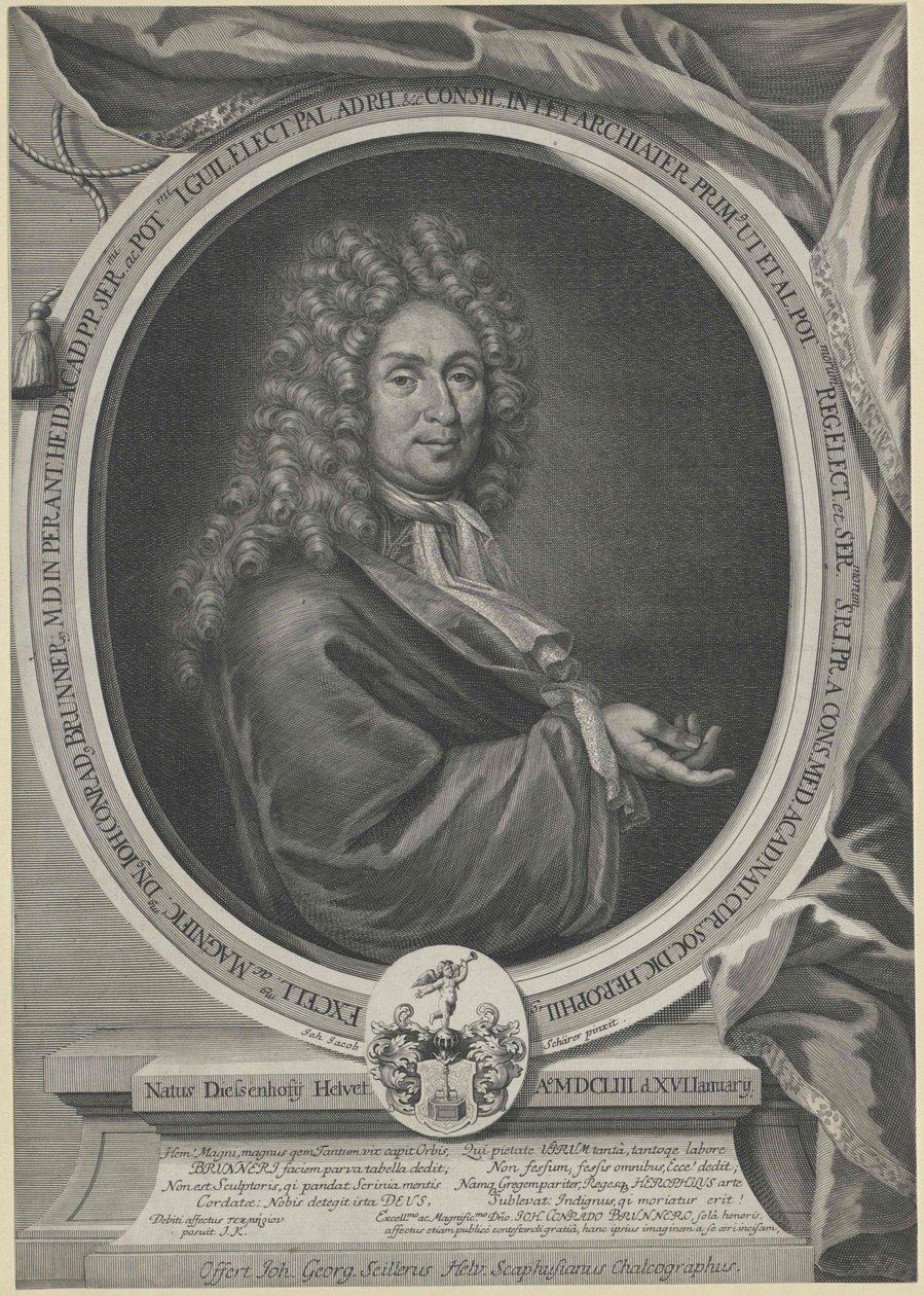Johann Konrad Brunner (Druck) von Artist Unknown