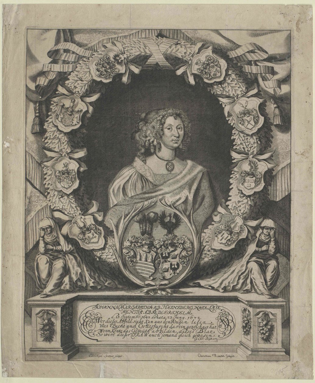 Johanna Margaretha von Lorenz-Adlershelm von Artist Unknown