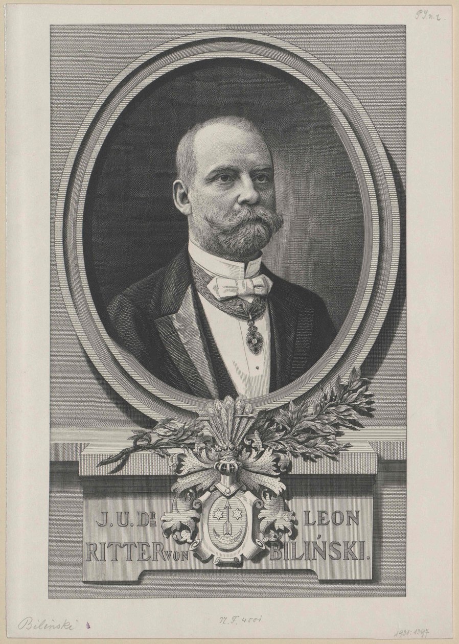 Leon Ritter Bilinski (Druck) von Artist Unknown