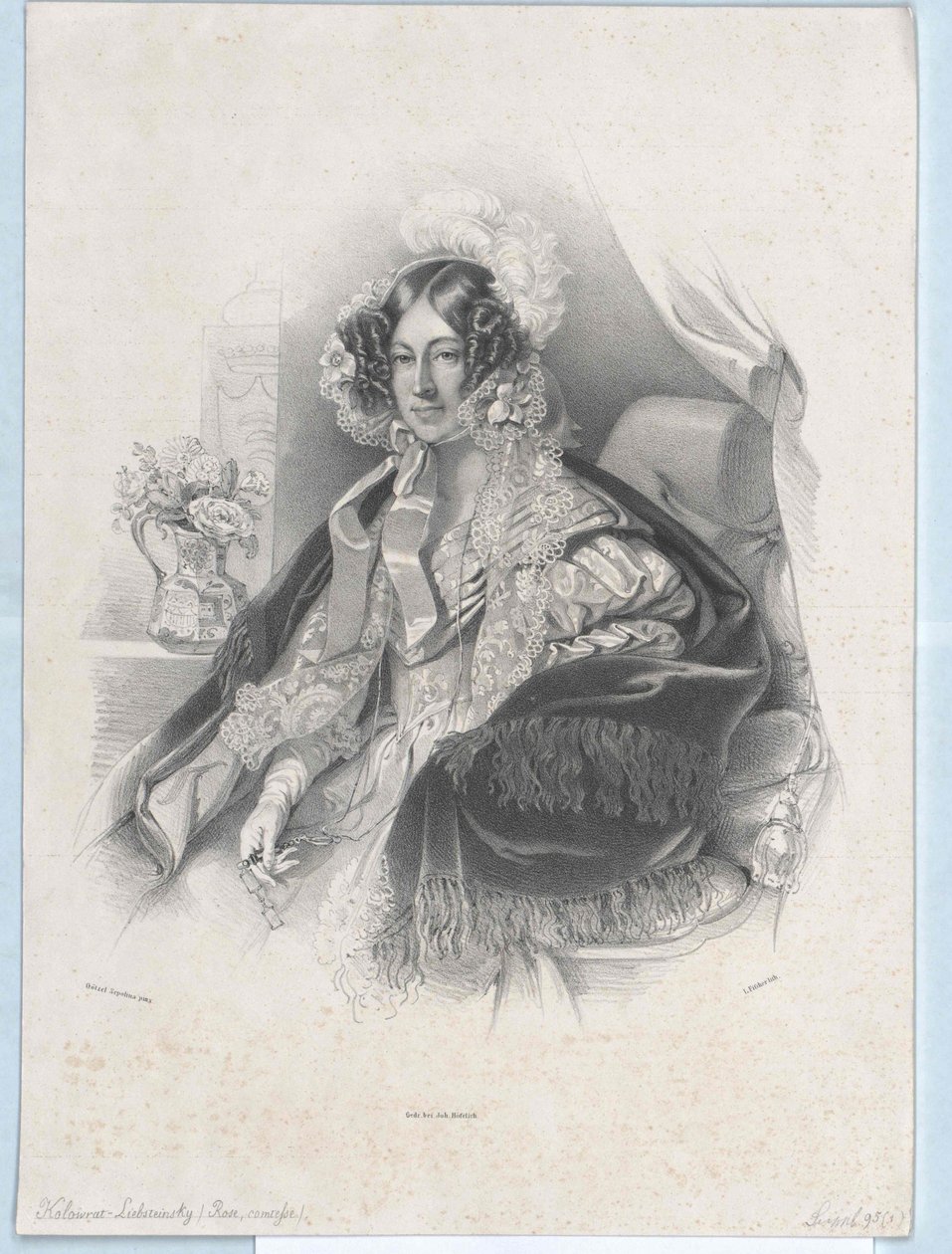 Maria Rosa Gräfin Kinsky von Wchinitz und Tettau von Artist Unknown