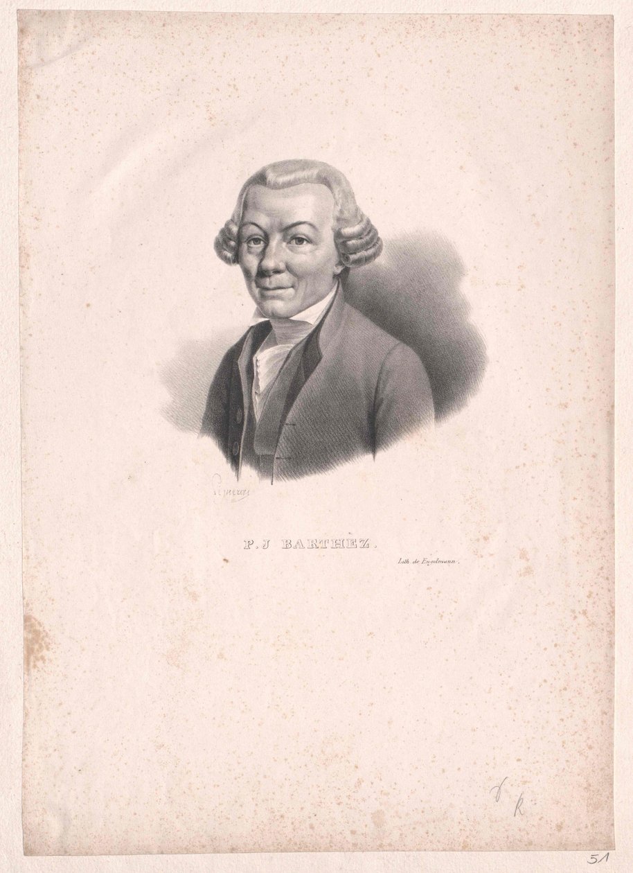 Paul Joseph Barthez von Artist Unknown