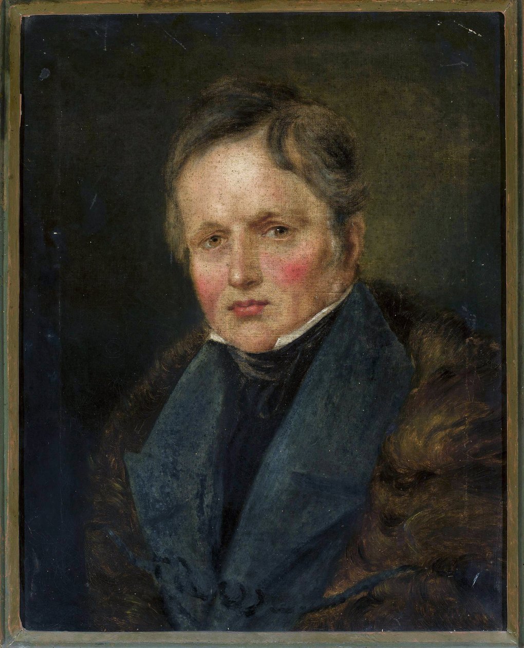 Porträt des Dichters Ivan Andrei Evitch Krylov (1769-1844) von Artist Unknown