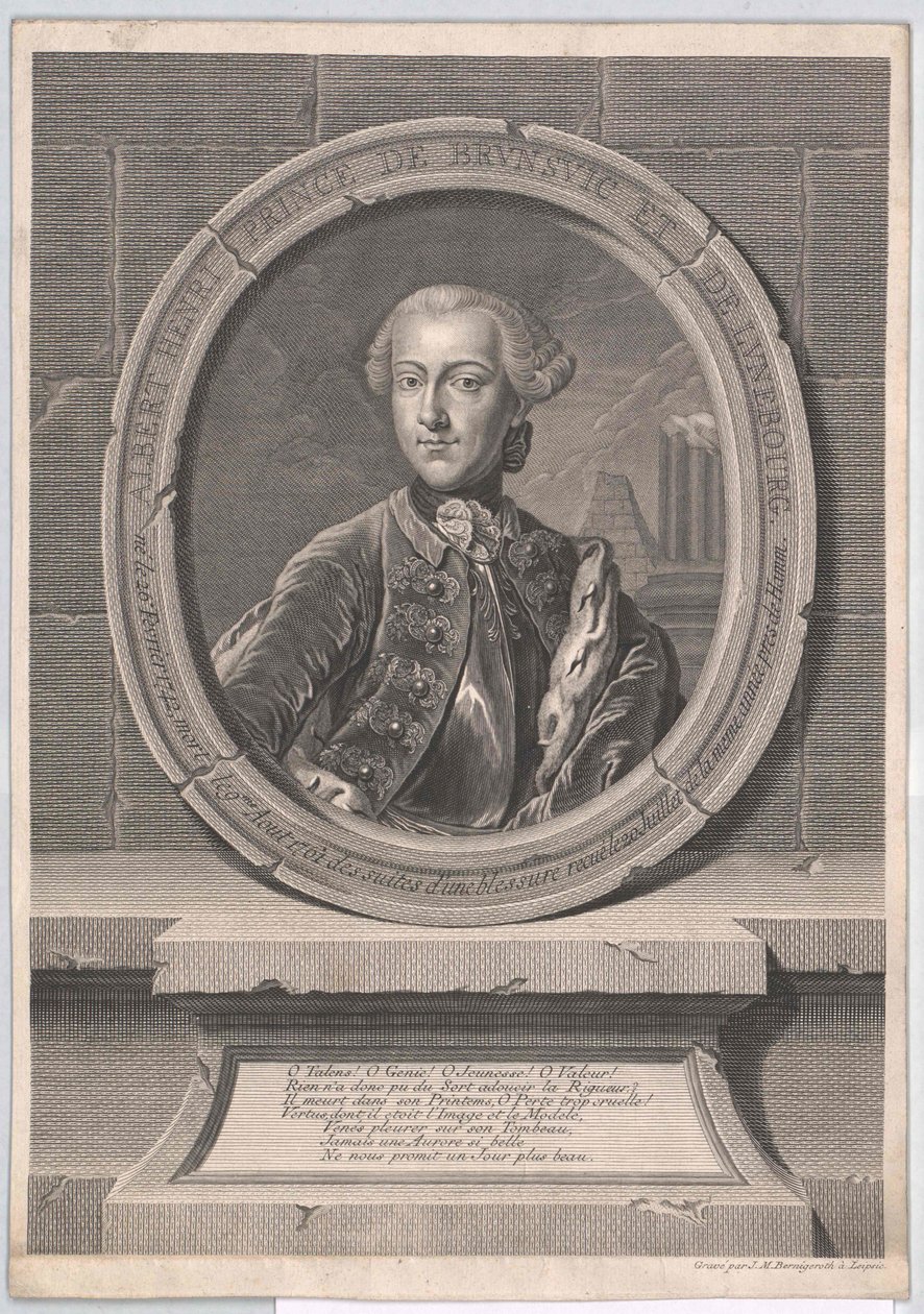 Prinz von Braunschweig-Wolfenbüttel Albrecht Heinrich von Artist Unknown