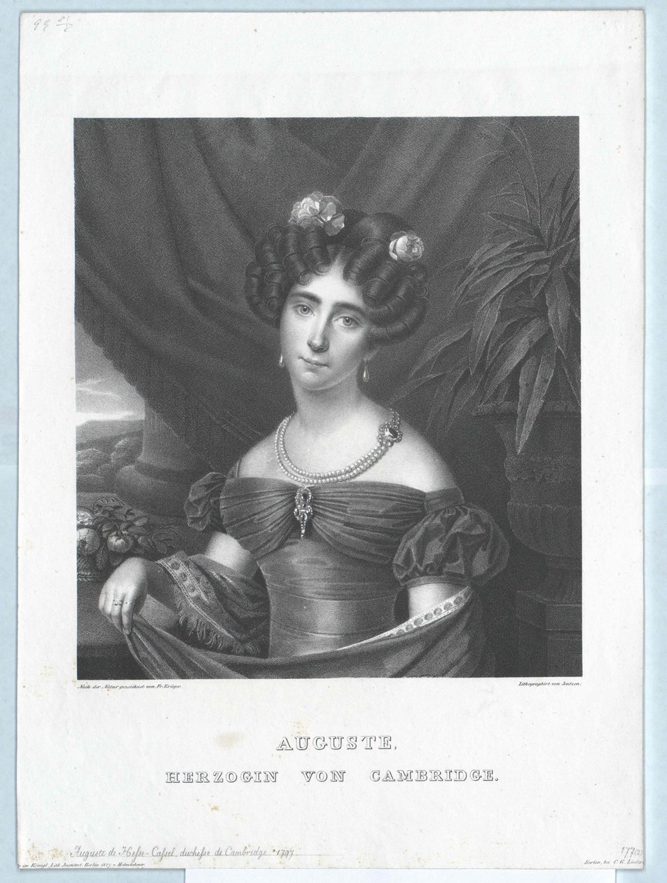 Prinzessin von Hessen-Kassel Auguste von Artist Unknown