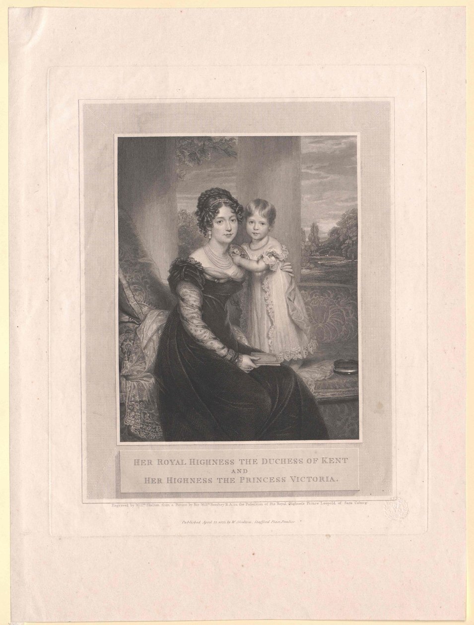 Prinzessin von Sachsen-Coburg-Saalfeld Victoria von Artist Unknown
