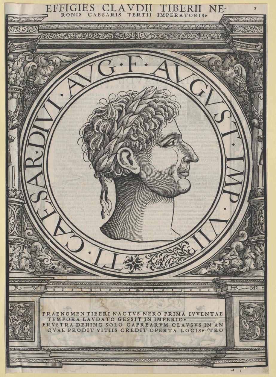 Römischer Kaiser Tiberius von Artist Unknown