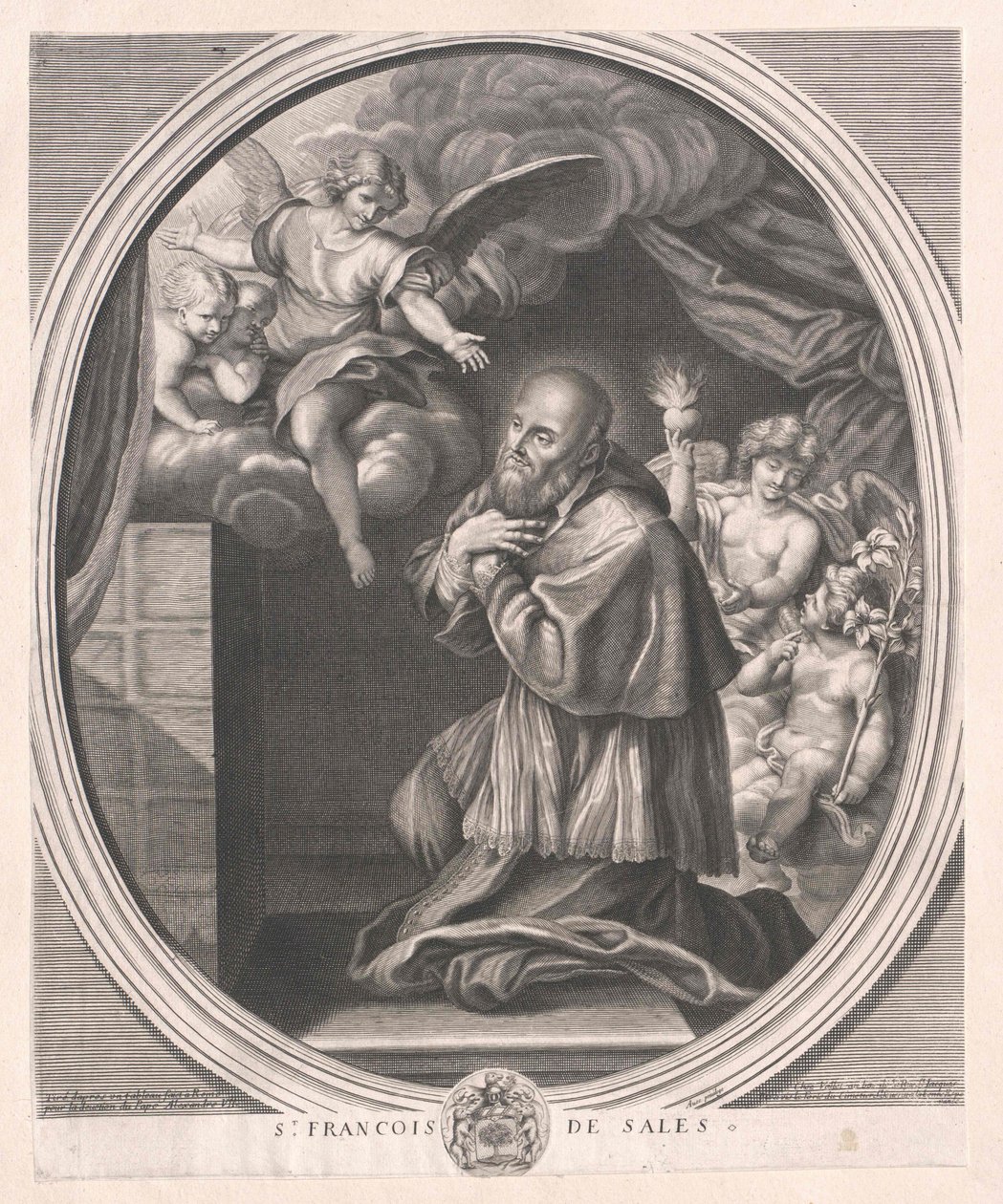 Heiliger Franz von Sales von Artist Unknown