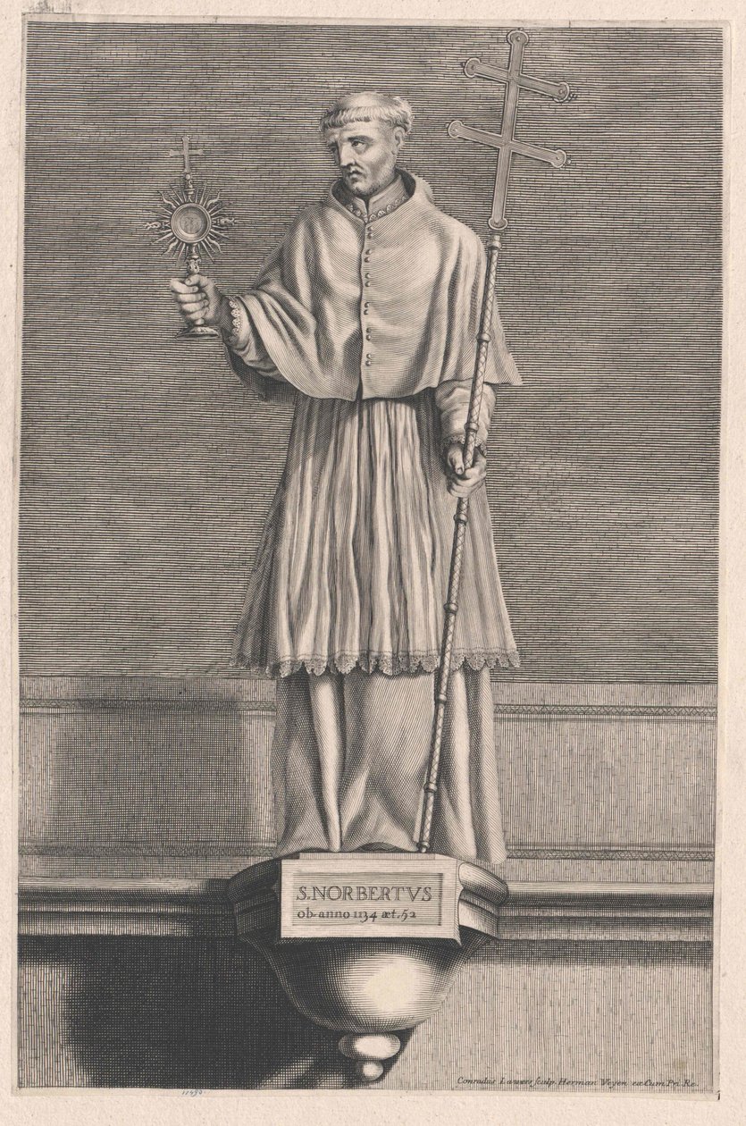 Heiliger Norbert von Xanten von Artist Unknown