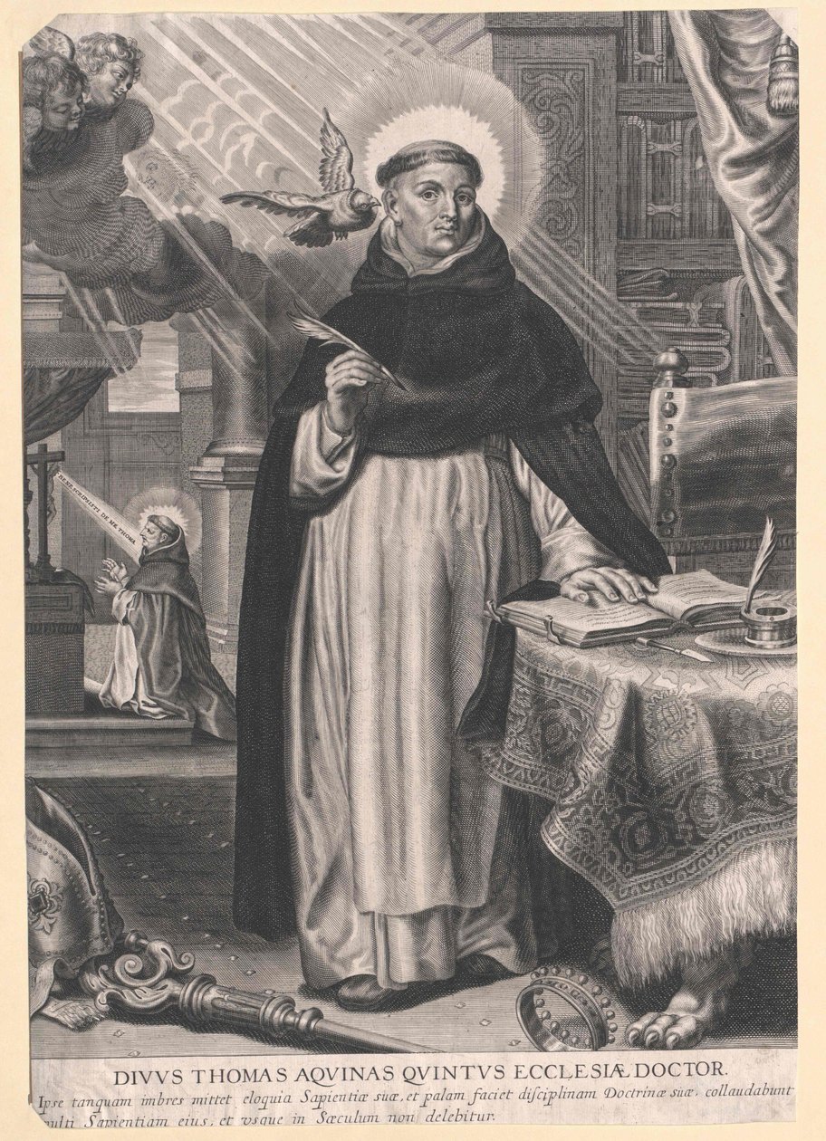 Heiliger Thomas von Aquin von Artist Unknown