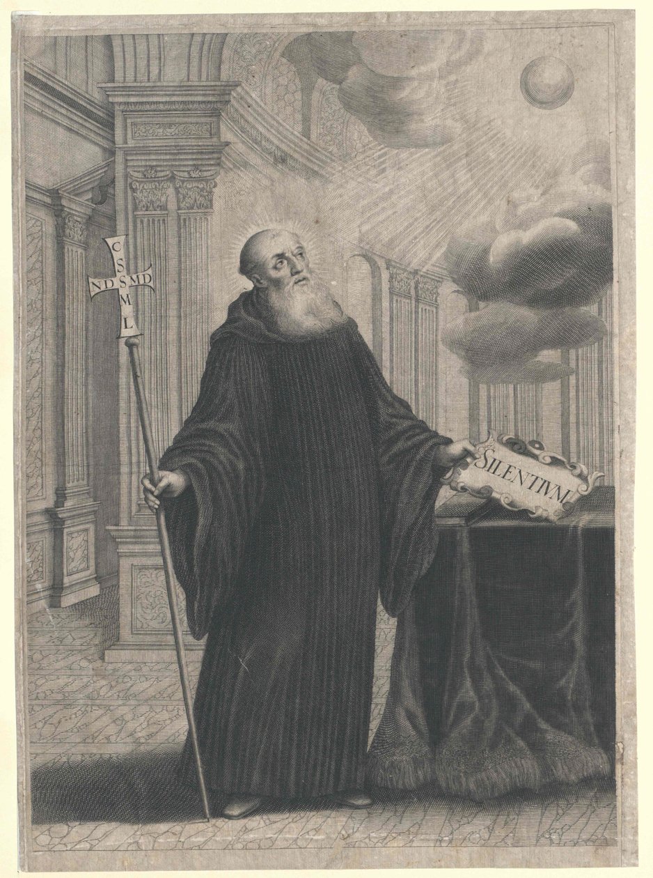 Heiliger Benedikt von Nursia von Artist Unknown