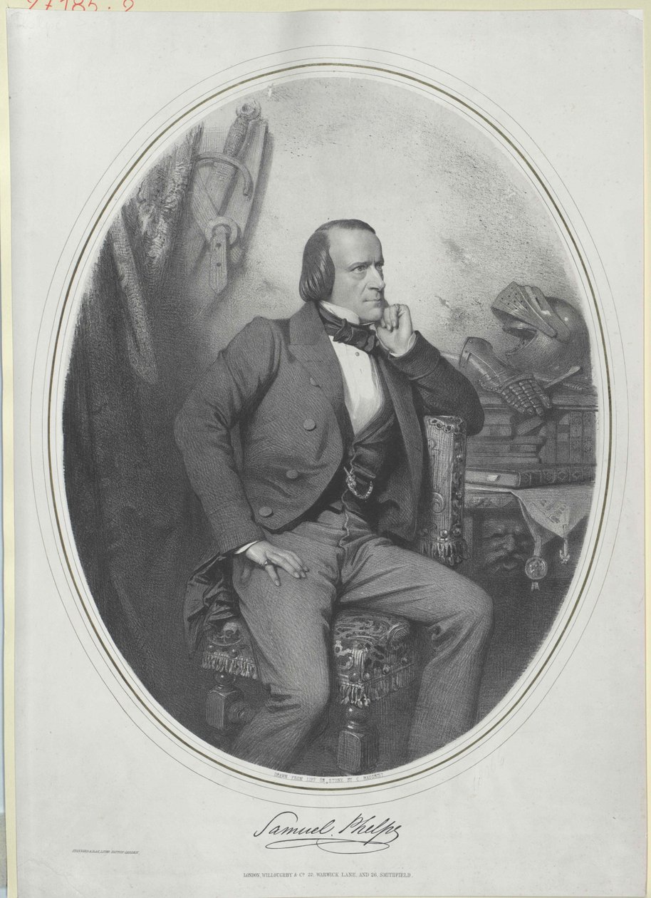 Samuel Phelps von Artist Unknown