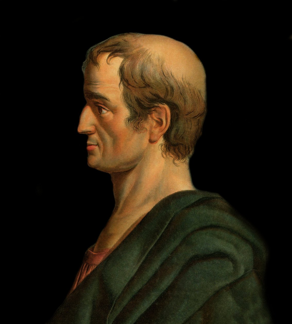 Solon griechischer Anwalt, Dichter und Kaufmann - Porträt von Solon, Gesetzgeber und Dichter von Athen von Artist Unknown
