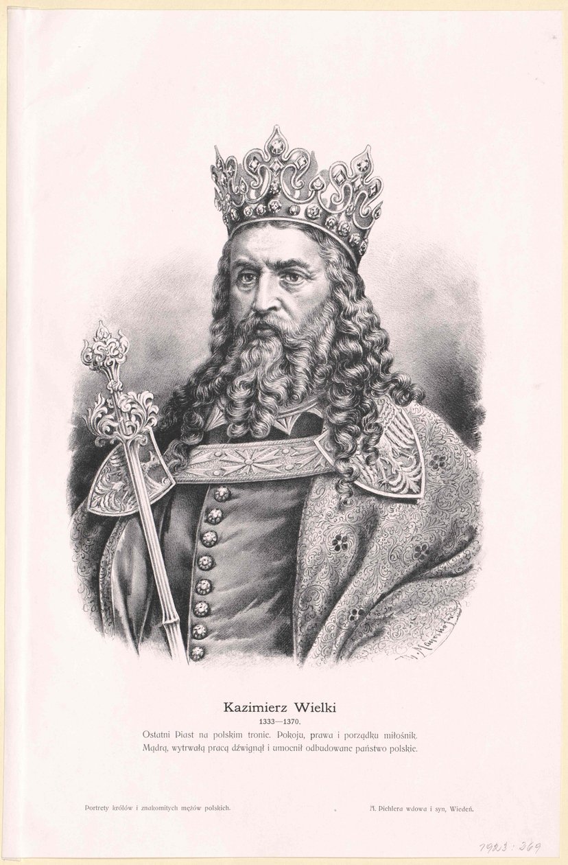Der große König von Polen Kasimir III von Artist Unknown
