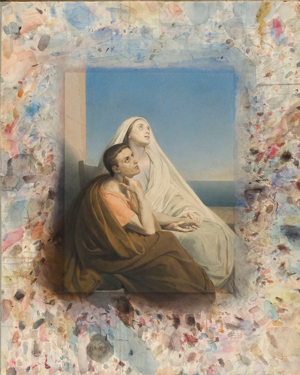 Hl. Augustinus und Hl. Monika von Ary Scheffer