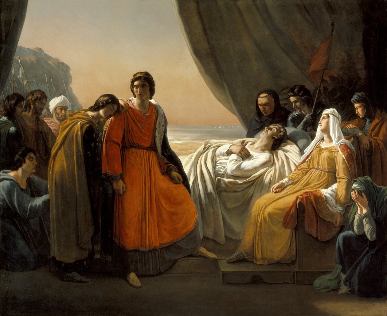 Der Tod des heiligen Ludwig von Ary Scheffer