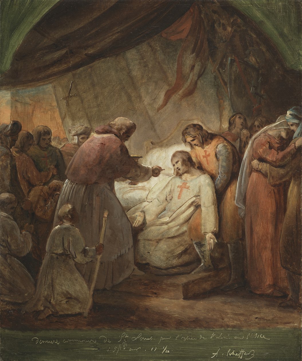 Die letzte Kommunion des Heiligen Ludwig von Ary Scheffer